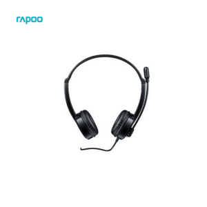 Rapoo H100 wired stereo headset (standard 3.5mm jack) black
