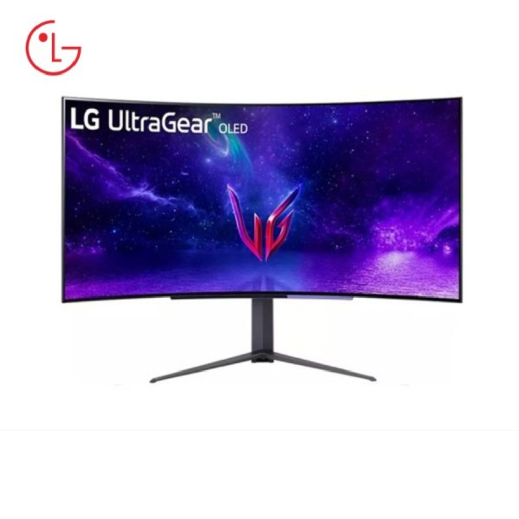 LG 45” UltraGear OLED Curved Gaming Monitor (45GR95QEB) / WQHD / 240Hz