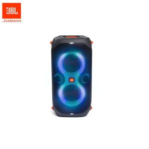 JBL PartyBox 110 Powerful Portable Bluetooth Wireless Party Speaker with Dynamic Light Show / Streaming music / USB / 160 Watts / rechargeable battery up to 12 hours on single charge / 3.5mm audio cable input