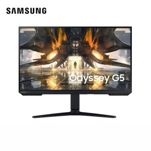 SAMSUNG 27″ Odyssey QHD Flat IPS Gaming Monitor  (LS27AG500EXXP) 16:9 / 2560 x 1440 / 1ms / 165Hz / DP / HDMI