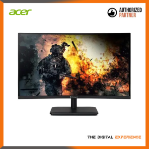 ACER AOPEN 27HC5R Z 27"  FHD Resolution with Zero Frame Design with Height Adjustment System/Adaptive Sync Technology/1500R Curve Screen/240Hz Rapid Refresh Rate/1ms TVR/BlueLightSheild Technology/Flickerless Technology