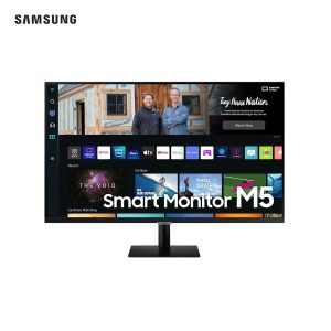 Samsung 32" M5 Series Smart Monitor FHD 1920 x 1080, Smart TV Apps, VA Panel, HDR, 60Hz, 8ms (GTG), Built-in WiFi and Bluetooth, Remote Controller, Built-in Speaker, Inputs: USB, HDMI