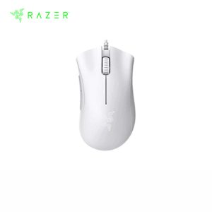 Razer DeathAdder Essential White Edition (RZR-03850200-WHT) - Ergonomic Wired Gaming Mouse - FRML Packaging