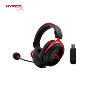 HyperX Cloud II Wireless (4P5K4AA) - Gaming Headset, 2.4GHz wireless connection, DTS Spatial Audio, Durable Aluminum Frame